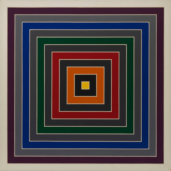 Cuadrados, círculos y semicírculos en la obra de Frank Stella